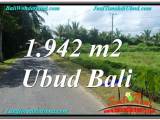 JUAL TANAH MURAH di UBUD 1,942 m2 di Ubud Pejeng